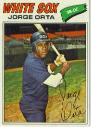 1977 Topps Baseball Cards      109     Jorge Orta